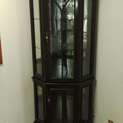 【KP】カリモク　コーナーキャビネット　引き取り限定【熊本県】 GMHS451B○karimoku / カリモク コーナーキャビネット 飾り棚