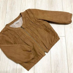 スエードジャケット　ブラウン