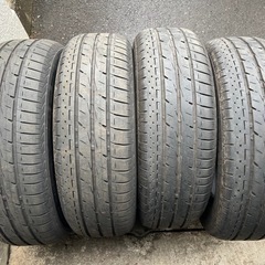 195/65R15 ブリヂストンLUFT RVⅡ バリ溝 2021年製造 4本の画像