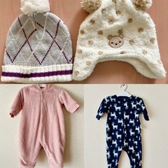 70cmベビー服小物4点セット