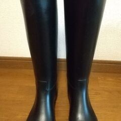 レインブーツ 黒 レディース