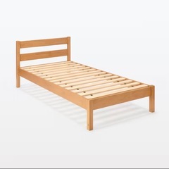 無印良品　シングルベッドの画像