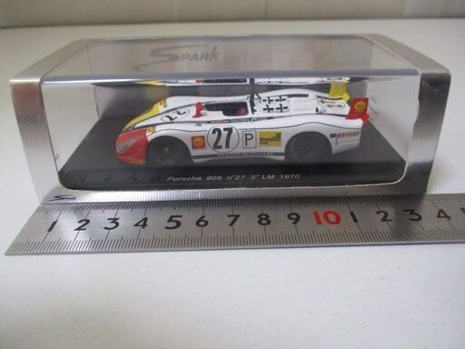 GΣ110 ミニカー スパーク 1/43 ポルシェ 908 ＃27 ル・マン 1970 S1976 ミニマックス SPARK Porsche LM MINIMAX R.Lins-H.Marko 未使用