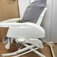 値下げ【美品】ユラリズム エアークッション カラフルフラッグ 手動ハイローチェア 新生児OKの画像