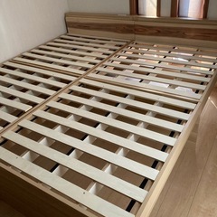 【値下げ】木製シングルベッド2台【バラ売可】