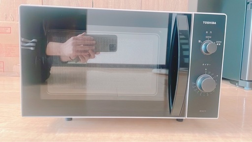 【美品】2023年製TOSHIBA 電子レンジ ER-M17Y(W)