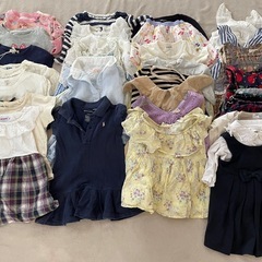 【お譲り先決定】女の子服70〜90　プティマイン、ラルフローレン...