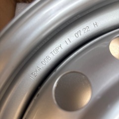 ハイゼットジャンボ　新品　新車外し鉄ホイール4本の画像