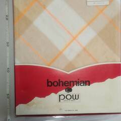 【未使用】 フラノシーツ　bohemian pow　昭和レトロ　岡崎市からの画像