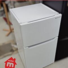 ヤマダセレクト 2ドア冷蔵庫 87L 2021年製 YRZ-C0...