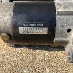 軽四ダイハツ　セルモータ　オーバーホール済みの画像