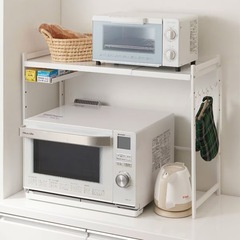 【急募】ニトリ　伸縮レンジ上ラックの画像