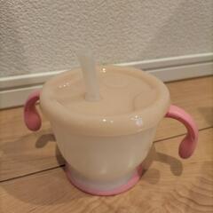 【美品】Richell　リッチェル　アクリア　コップでマグ　ストローの画像