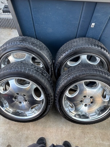 AMEシャレン　18インチホイール　深リム　スタッドレス