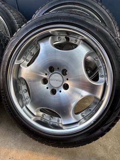 AMEシャレン 18インチホイール 深リム スタッドレス ENKEI エンケイ