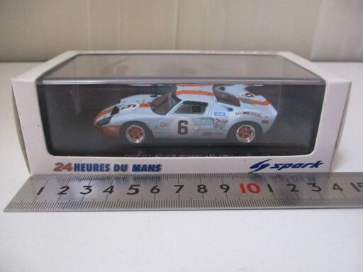 GΣ112 ミニカー スパーク 1/43 フォード GT 40 ＃6 ル・マン 1969 優勝車 ミニマックス SPARK Ford LM MINIMAX J.Ickx-J.Oliver 未使用