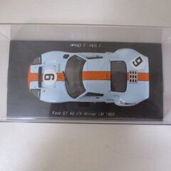GΣ112 ミニカー スパーク 1/43 フォード GT 40 ＃6 ル・マン 1969 優勝車 ミニマックス SPARK Ford LM MINIMAX J.Ickx-J.Oliver 未使用の画像
