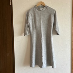 ユニクロ ＡラインワンピースコットンMサイズ