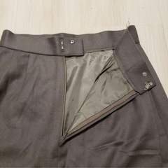 レディース セットアップ Howdy ヴィンテージ ブラウン スーツ ウール　サイズM 未使用に近い
の画像