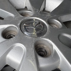 話し中 MAZDA スズキ14インチアルミホイールの画像