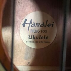 未使用　Hanalei ウクレレ　HUK-100の画像