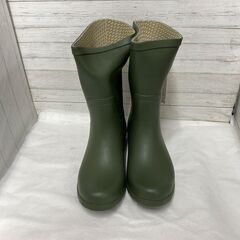 LUBBA　レインブーツ　ミドル丈　カーキー　Mサイズの画像