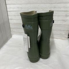LUBBA　レインブーツ　ミドル丈　カーキー　Mサイズの画像