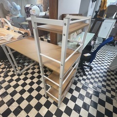 【リサイクルサービス八光】幅110㎝　ニトリ　システムデスク　ザッキーの画像