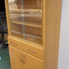 ★食器棚・本棚  飾り棚  H118cm   ｗ59.5　Ｄ31.5の画像