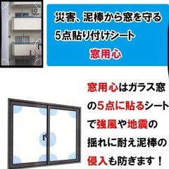 窓用心　防災・防犯対策窓用フィルムの画像
