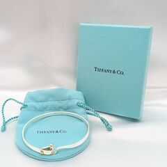 【TIFFANY】フック＆アイバングル 750/925☆ＡＢ品☆...