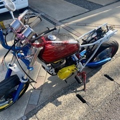 エイプ50 原付き 社外パーツ付の画像