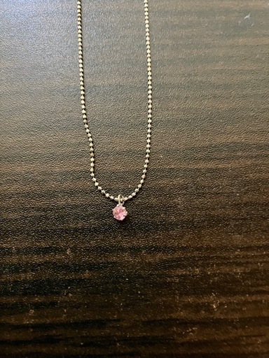 プラチナダイヤ、【美品】シルバーピンクトルマリンネックレス 取引中