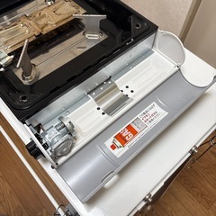 【お取り引き中】焼き上手さんα ホワイト　カセットコンロ　の画像