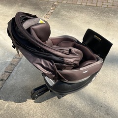 Combi チャイルドシート クルムーヴ スマート ISOFIX エッグショック JG-650 ブラウン(BR) の画像