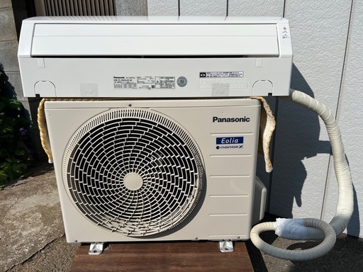 美品■パナソニック エアコン 10畳用 2022年製 エオリア■Panasonic CS-282DJR 2.8kw 単相100V 冷媒R32■ナノイーX スマートフォン対応
