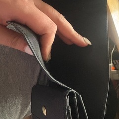 3つ折りハートリボン財布 の画像