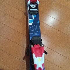 子ども用スキー板、スキー靴、ストックの画像