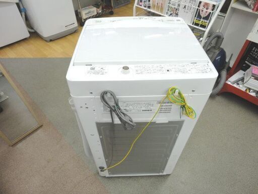 西岡店 洗濯機 5.0kg 2020年製 アクア AQW-GS5E8 ホワイト 全自動洗濯機 単身・1人暮らし AQUA