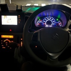 スペーシア　車検8年12月まで　アイドリングストップ　ハンドルでナビ、オーディオ操作可能　車両交換可の画像