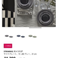 今週廃棄　　　
IKEA購入　グレーのお皿　4枚セットの画像