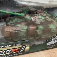 【新品未開封】キャタピラ式リアル戦車 ラジオコントロール ブレイブタンクRC2の画像