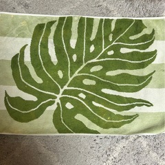 モンステラ の  玄関マットの画像