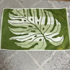 モンステラ の  玄関マットの画像