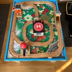 トーマス木製レール台の画像