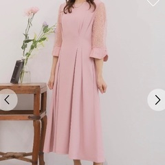 パーティードレス　ピンク　Mサイズ（1回のみ着用）購入時5,720円→500円でお譲りしますの画像
