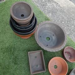陶器植木鉢セットの画像