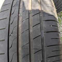 ZE1純正ホイール＋タイヤ 2本セットの画像