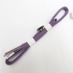 和小物 帯留め・三分紐セット 美濃焼 一粒 黒×ゴールド ラベンダーカラー カジュアル 普段着物 伝統工芸 Mサイズ 新品 【キモノオフ野々市若松店】の画像