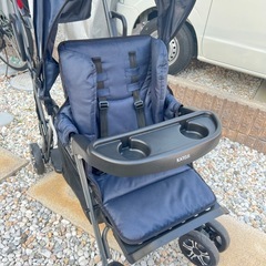 お譲り先決まりました！2人乗りベビーカー カトージの画像